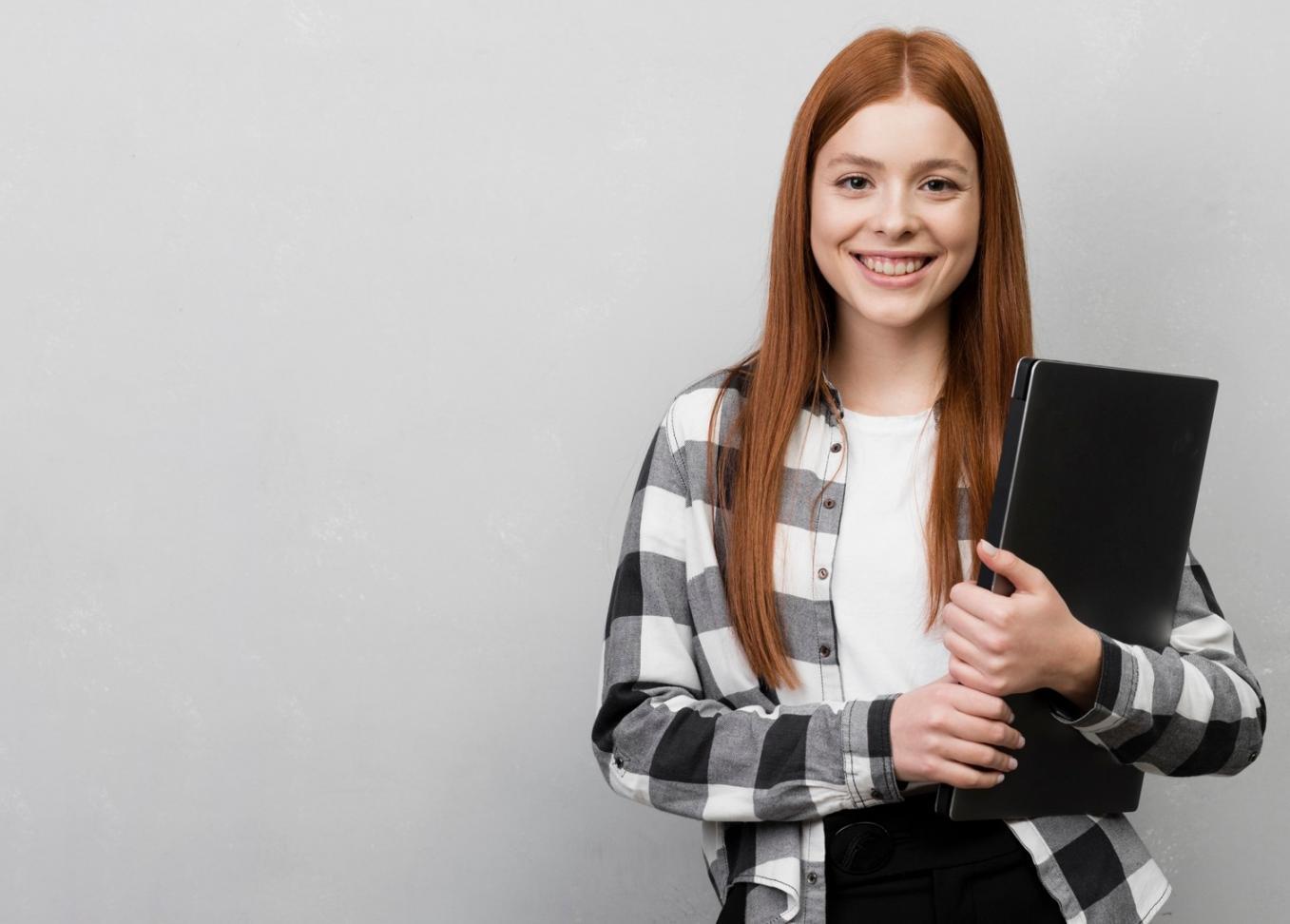 Digital banking interface on laptop screen