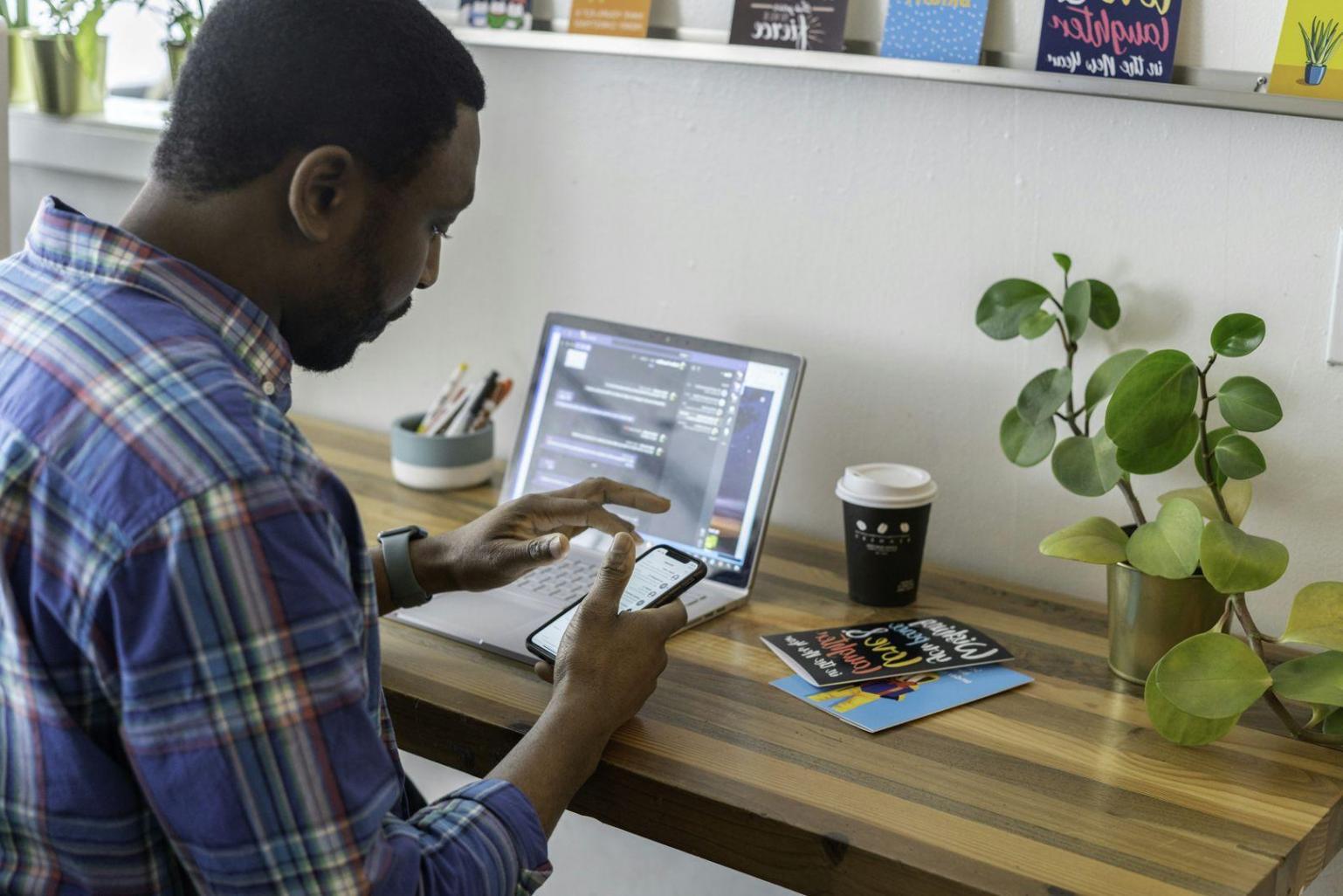 Professional financial consultation workspace